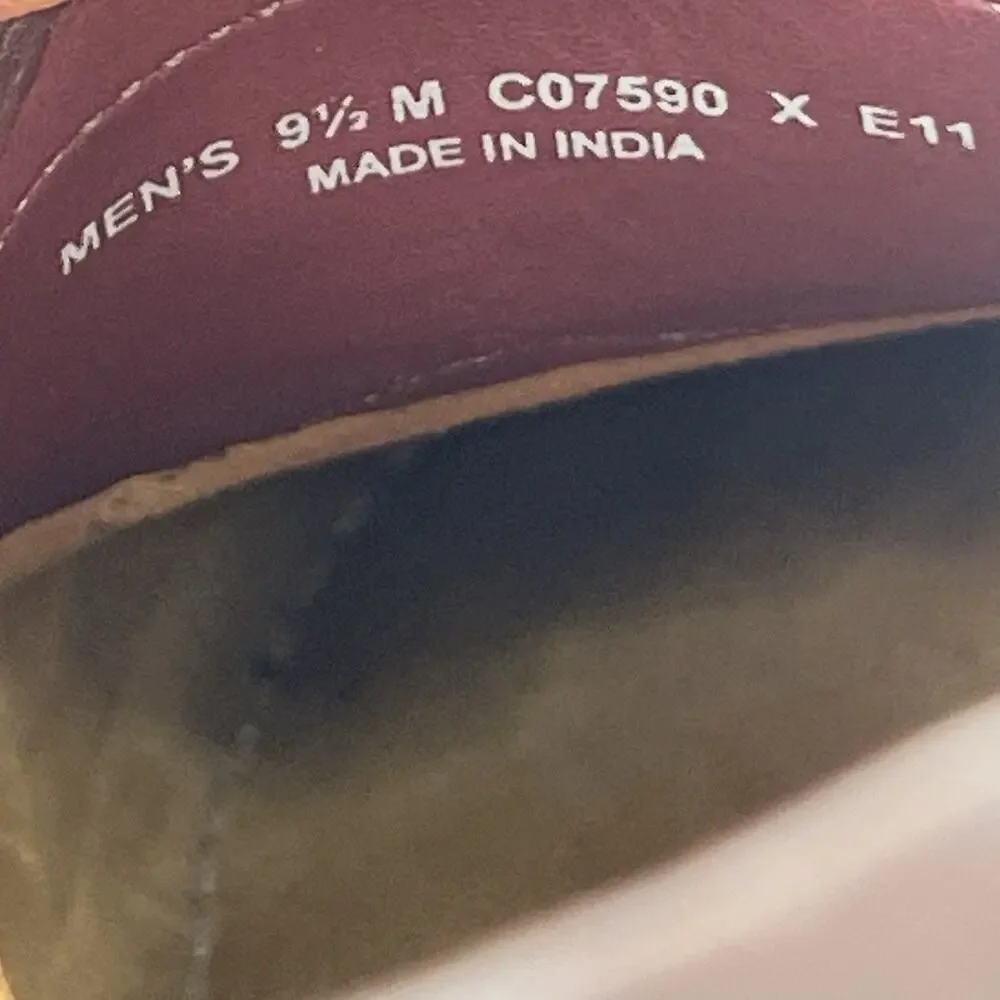 Cole Haan Men’s 9.5M Burgundy Tassel Loafers Leather Dress Shoes Made in India